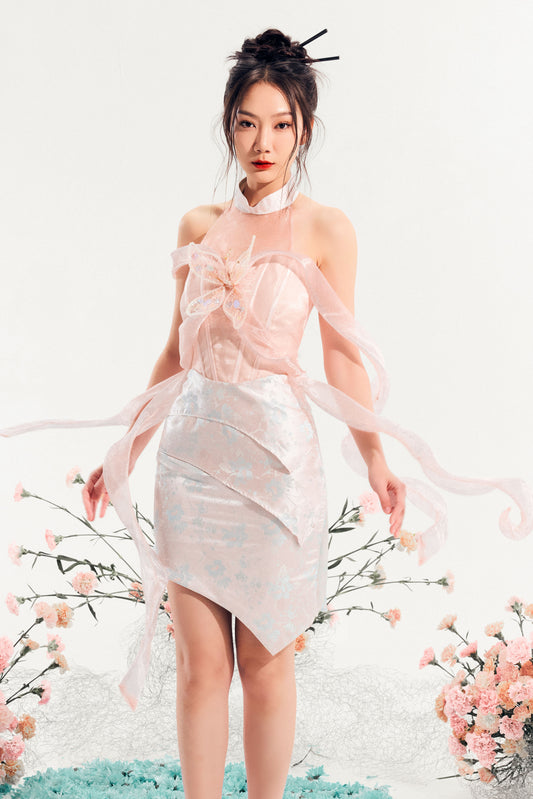 Dierfei Butterfly Cheongsam