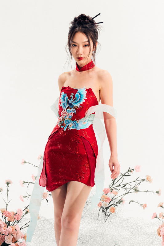 Zuqi Peacock Cheongsam