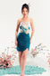 Bing Bing Cheongsam Turquoise Top